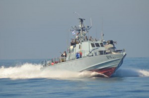 Israeli Navy fires on Gaza Fishermen on November 28, 2012 Photo: Maher Alaa